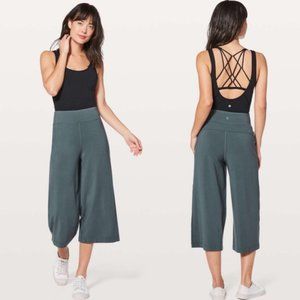 Lululemon Blissed Out Culottes Sea Steel